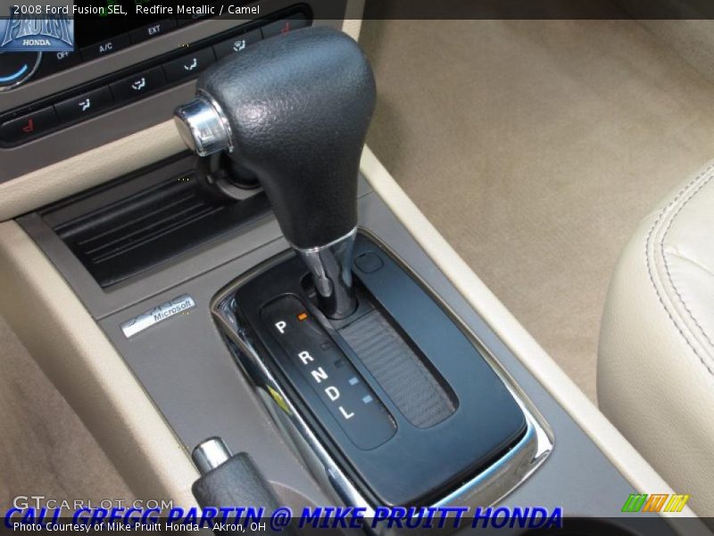 Redfire Metallic / Camel 2008 Ford Fusion SEL