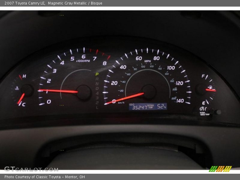 Magnetic Gray Metallic / Bisque 2007 Toyota Camry LE