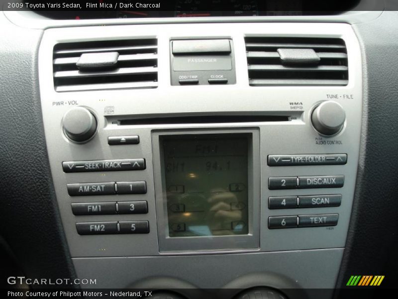 Flint Mica / Dark Charcoal 2009 Toyota Yaris Sedan