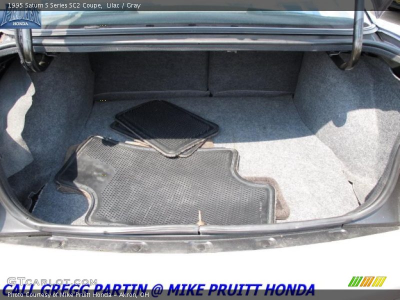 Lilac / Gray 1995 Saturn S Series SC2 Coupe