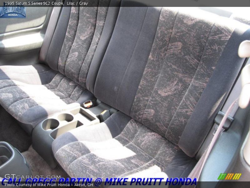 Lilac / Gray 1995 Saturn S Series SC2 Coupe
