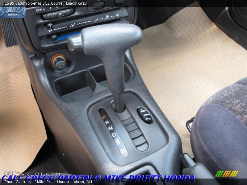Lilac / Gray 1995 Saturn S Series SC2 Coupe