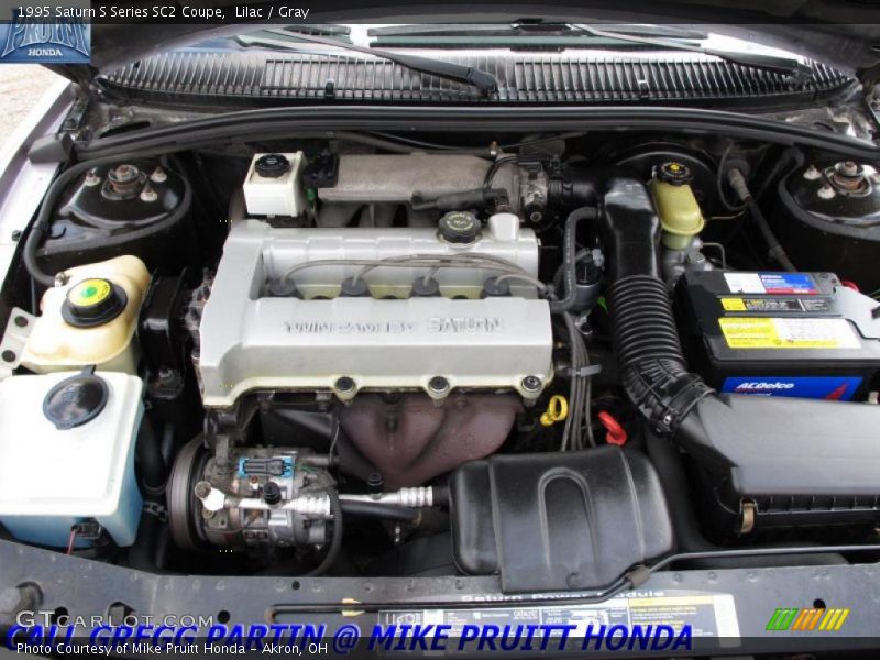 Lilac / Gray 1995 Saturn S Series SC2 Coupe
