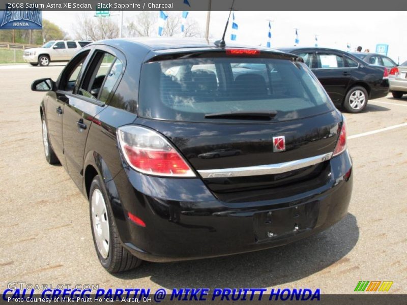 Black Sapphire / Charcoal 2008 Saturn Astra XE Sedan