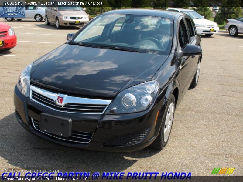 Black Sapphire / Charcoal 2008 Saturn Astra XE Sedan
