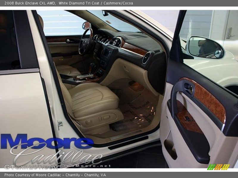 White Diamond Tri Coat / Cashmere/Cocoa 2008 Buick Enclave CXL AWD