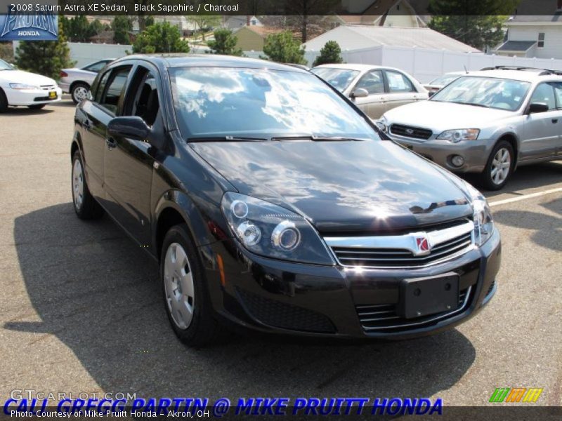 Black Sapphire / Charcoal 2008 Saturn Astra XE Sedan