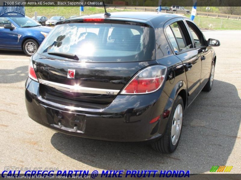 Black Sapphire / Charcoal 2008 Saturn Astra XE Sedan