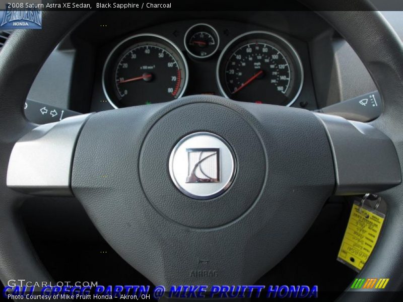 Black Sapphire / Charcoal 2008 Saturn Astra XE Sedan