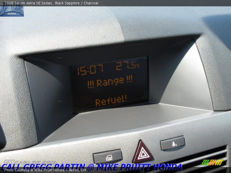 Black Sapphire / Charcoal 2008 Saturn Astra XE Sedan