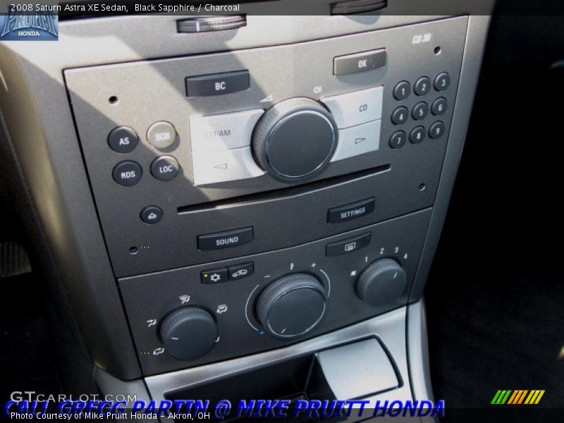 Black Sapphire / Charcoal 2008 Saturn Astra XE Sedan