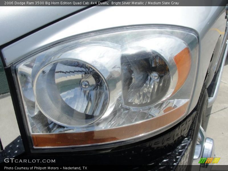Bright Silver Metallic / Medium Slate Gray 2006 Dodge Ram 3500 Big Horn Edition Quad Cab 4x4 Dually