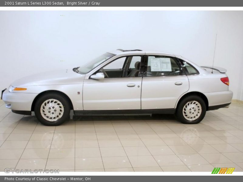 Bright Silver / Gray 2001 Saturn L Series L300 Sedan