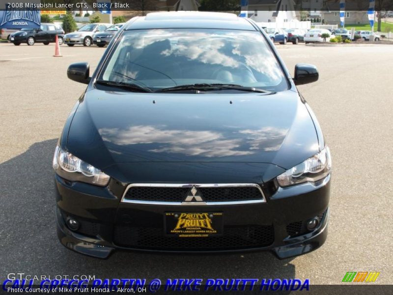 Black / Black 2008 Mitsubishi Lancer GTS