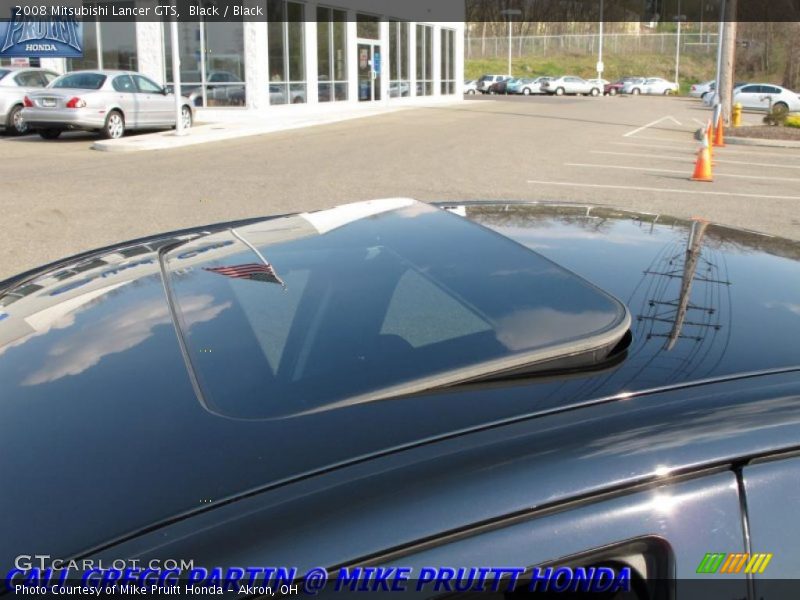 Black / Black 2008 Mitsubishi Lancer GTS