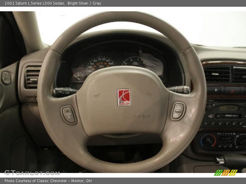 Bright Silver / Gray 2001 Saturn L Series L300 Sedan