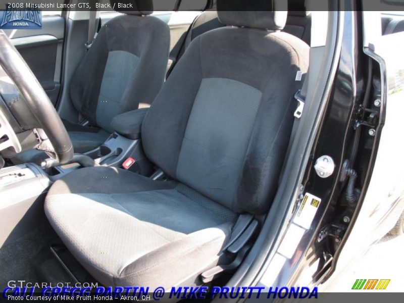 Black / Black 2008 Mitsubishi Lancer GTS