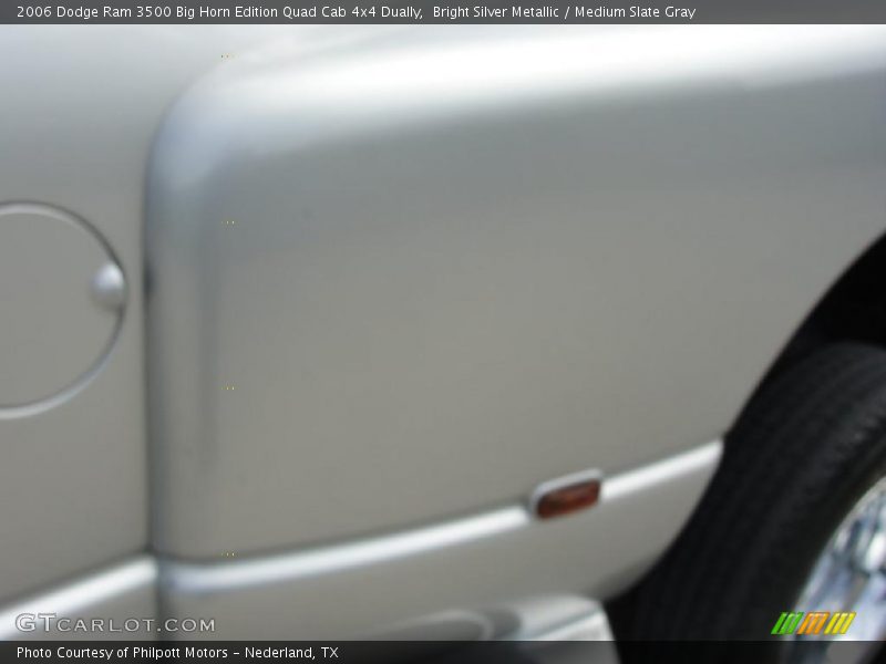 Bright Silver Metallic / Medium Slate Gray 2006 Dodge Ram 3500 Big Horn Edition Quad Cab 4x4 Dually