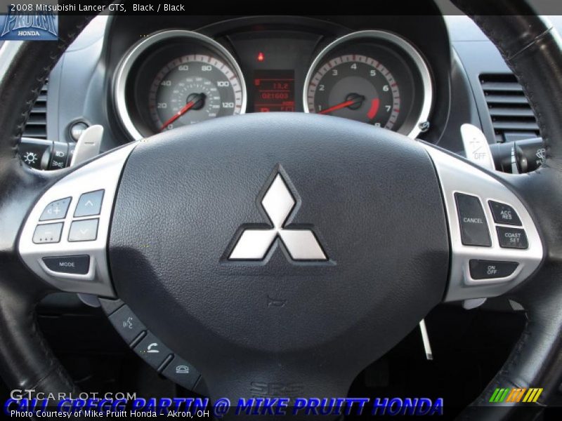 Black / Black 2008 Mitsubishi Lancer GTS