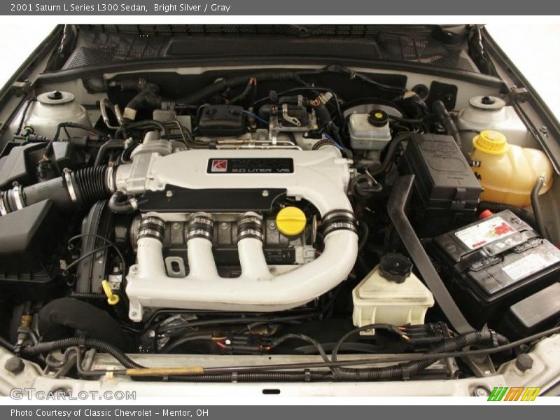 Bright Silver / Gray 2001 Saturn L Series L300 Sedan