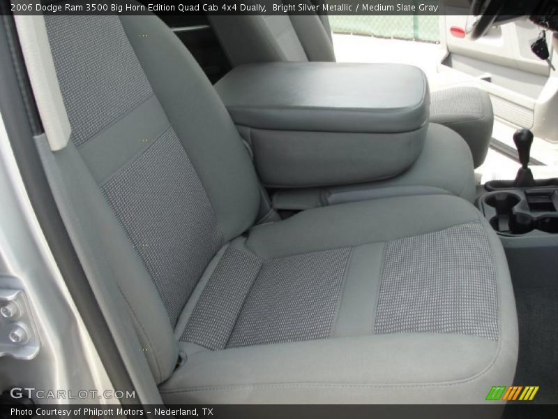 Bright Silver Metallic / Medium Slate Gray 2006 Dodge Ram 3500 Big Horn Edition Quad Cab 4x4 Dually