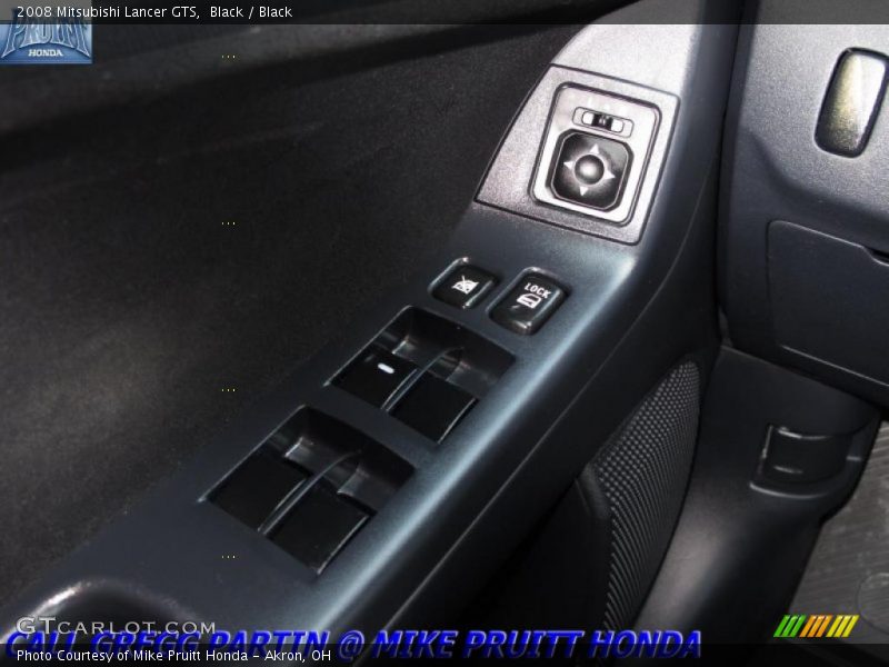 Black / Black 2008 Mitsubishi Lancer GTS
