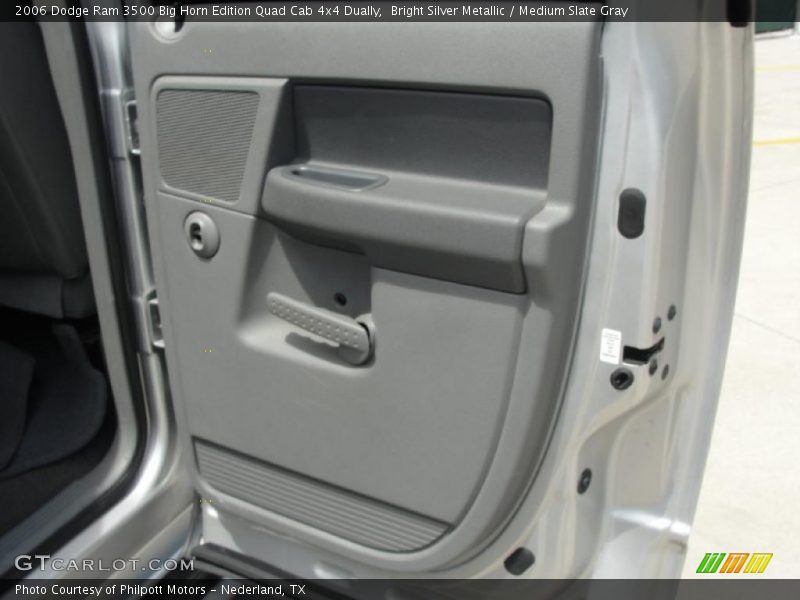 Bright Silver Metallic / Medium Slate Gray 2006 Dodge Ram 3500 Big Horn Edition Quad Cab 4x4 Dually