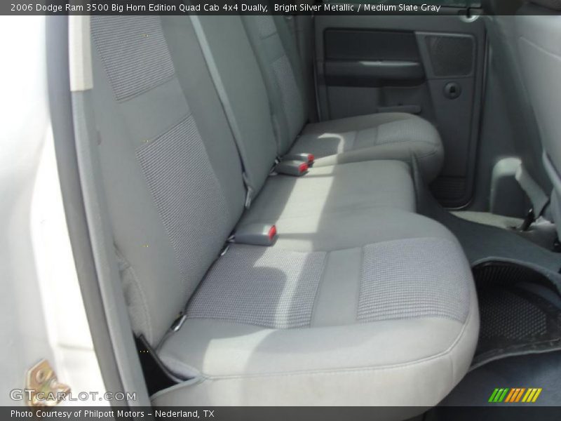Bright Silver Metallic / Medium Slate Gray 2006 Dodge Ram 3500 Big Horn Edition Quad Cab 4x4 Dually