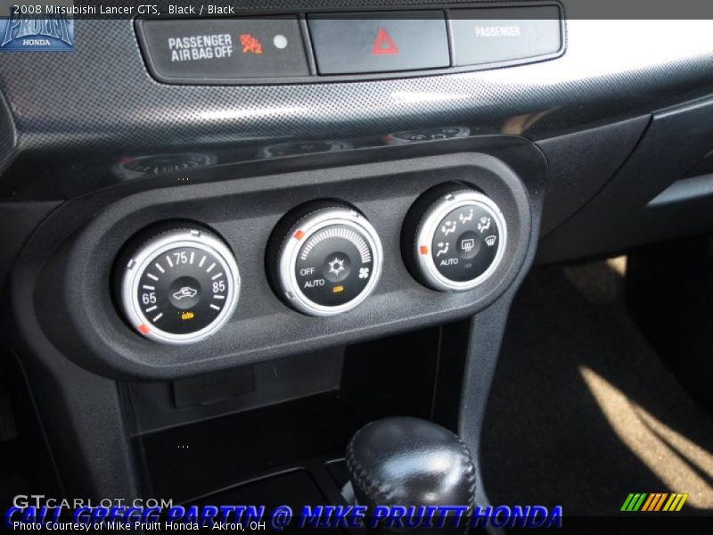 Black / Black 2008 Mitsubishi Lancer GTS