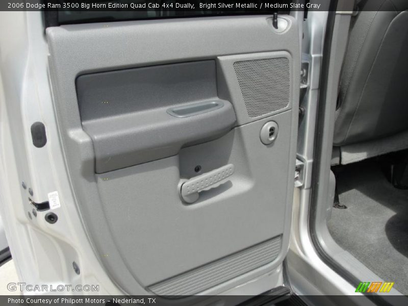 Bright Silver Metallic / Medium Slate Gray 2006 Dodge Ram 3500 Big Horn Edition Quad Cab 4x4 Dually
