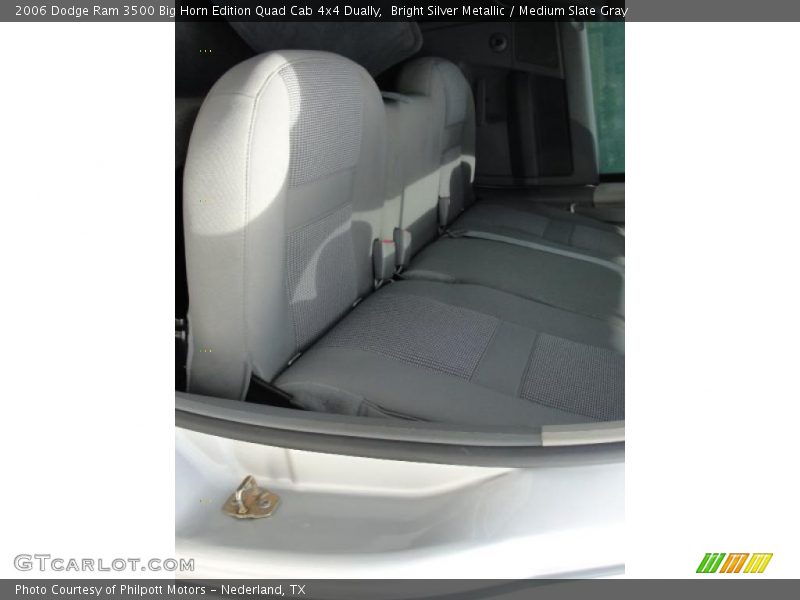 Bright Silver Metallic / Medium Slate Gray 2006 Dodge Ram 3500 Big Horn Edition Quad Cab 4x4 Dually