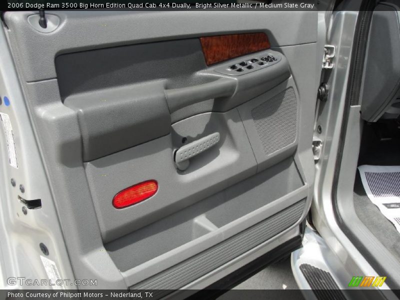 Bright Silver Metallic / Medium Slate Gray 2006 Dodge Ram 3500 Big Horn Edition Quad Cab 4x4 Dually