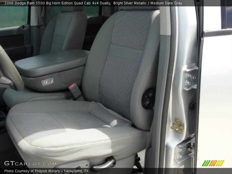 Bright Silver Metallic / Medium Slate Gray 2006 Dodge Ram 3500 Big Horn Edition Quad Cab 4x4 Dually