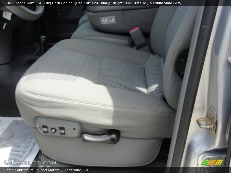 Bright Silver Metallic / Medium Slate Gray 2006 Dodge Ram 3500 Big Horn Edition Quad Cab 4x4 Dually