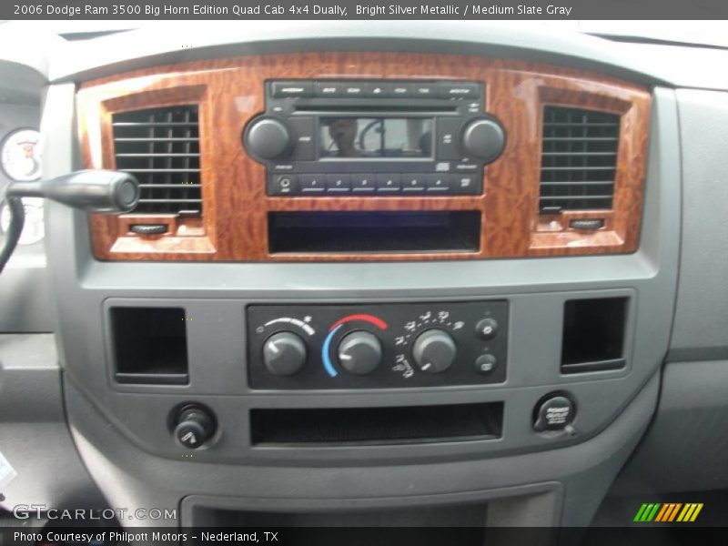 Bright Silver Metallic / Medium Slate Gray 2006 Dodge Ram 3500 Big Horn Edition Quad Cab 4x4 Dually