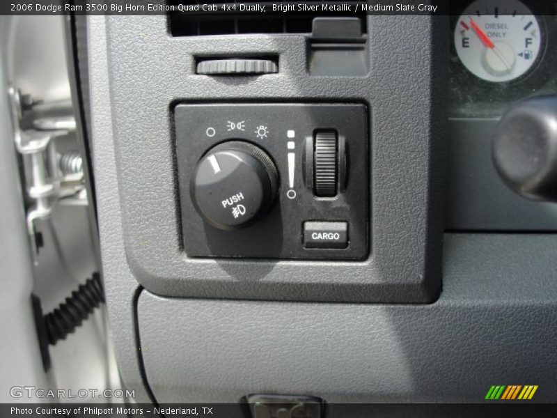 Bright Silver Metallic / Medium Slate Gray 2006 Dodge Ram 3500 Big Horn Edition Quad Cab 4x4 Dually