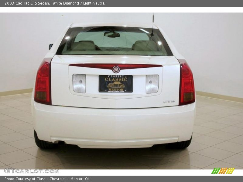 White Diamond / Light Neutral 2003 Cadillac CTS Sedan