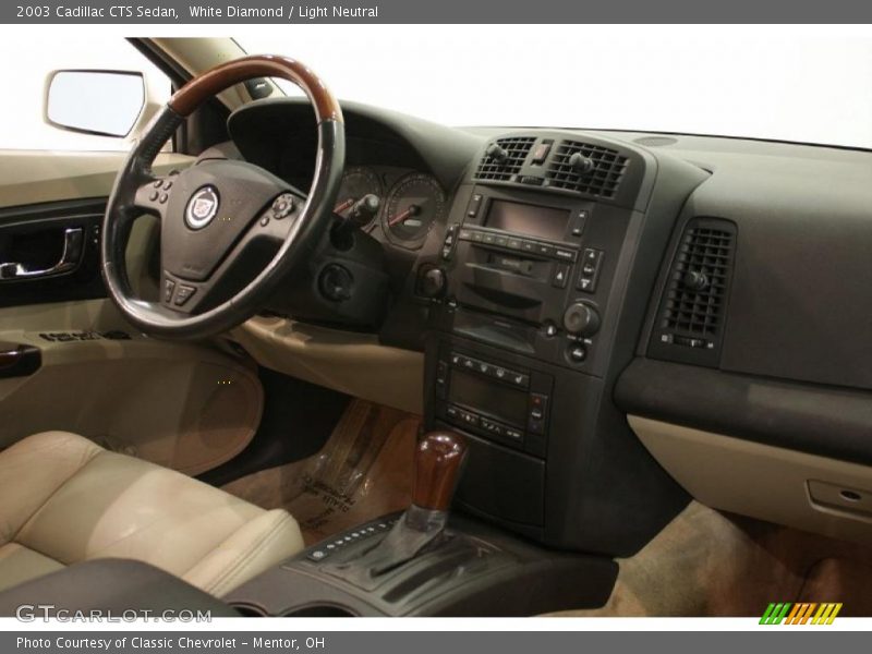 White Diamond / Light Neutral 2003 Cadillac CTS Sedan
