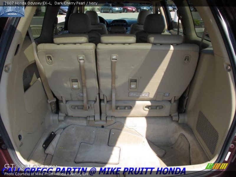 Dark Cherry Pearl / Ivory 2007 Honda Odyssey EX-L