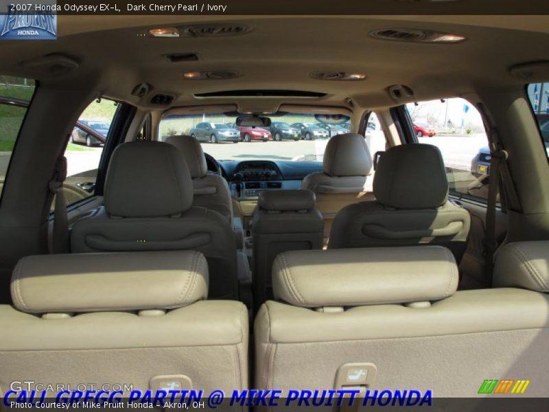 Dark Cherry Pearl / Ivory 2007 Honda Odyssey EX-L