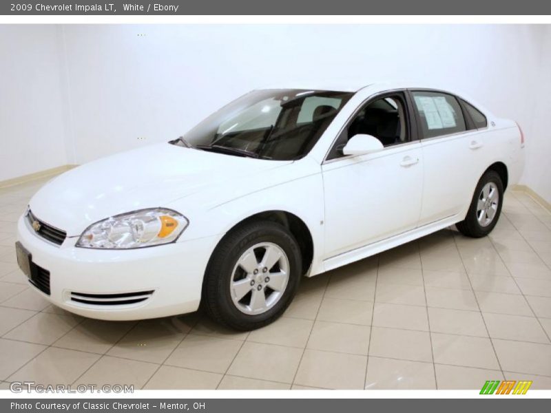 White / Ebony 2009 Chevrolet Impala LT