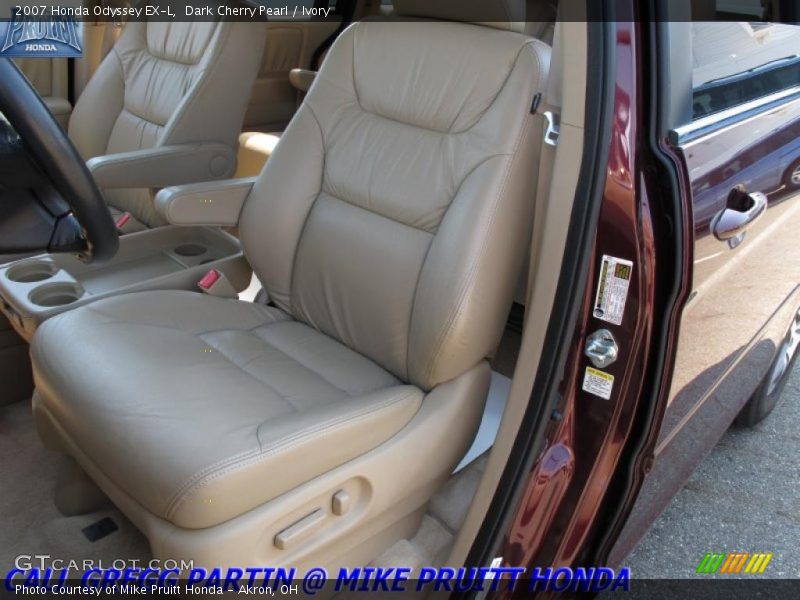 Dark Cherry Pearl / Ivory 2007 Honda Odyssey EX-L