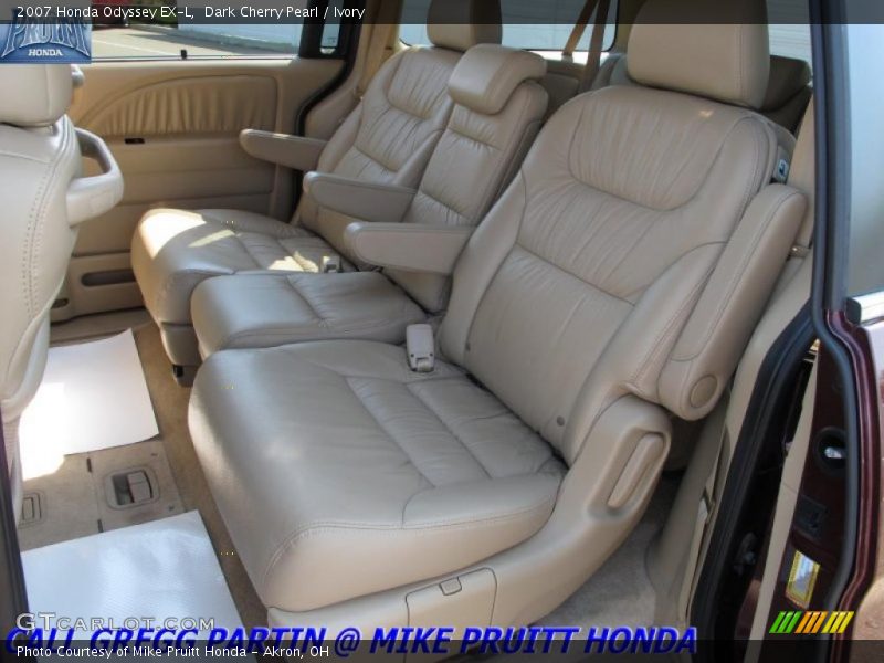 Dark Cherry Pearl / Ivory 2007 Honda Odyssey EX-L