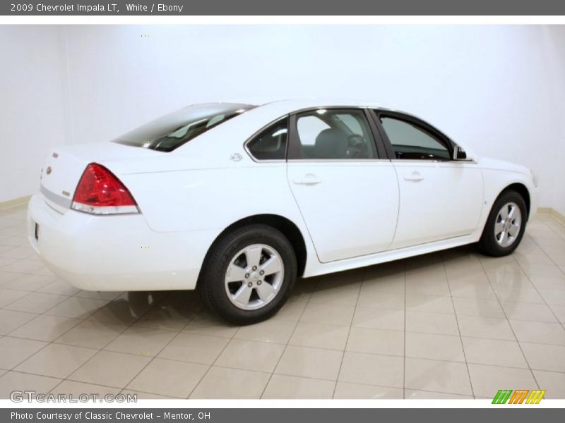 White / Ebony 2009 Chevrolet Impala LT