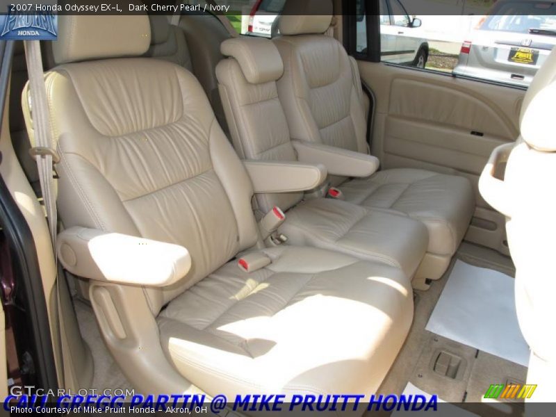 Dark Cherry Pearl / Ivory 2007 Honda Odyssey EX-L