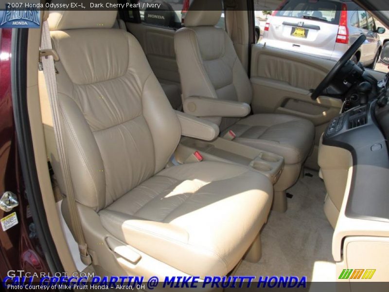 Dark Cherry Pearl / Ivory 2007 Honda Odyssey EX-L