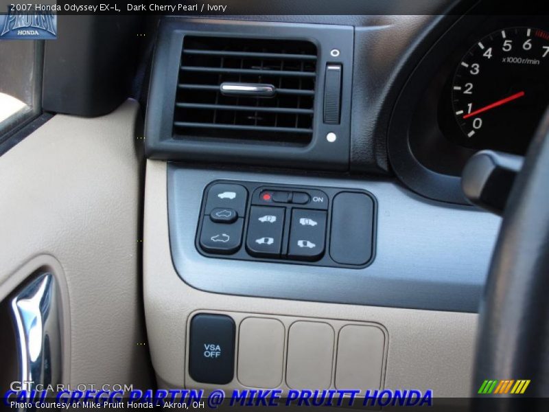 Dark Cherry Pearl / Ivory 2007 Honda Odyssey EX-L
