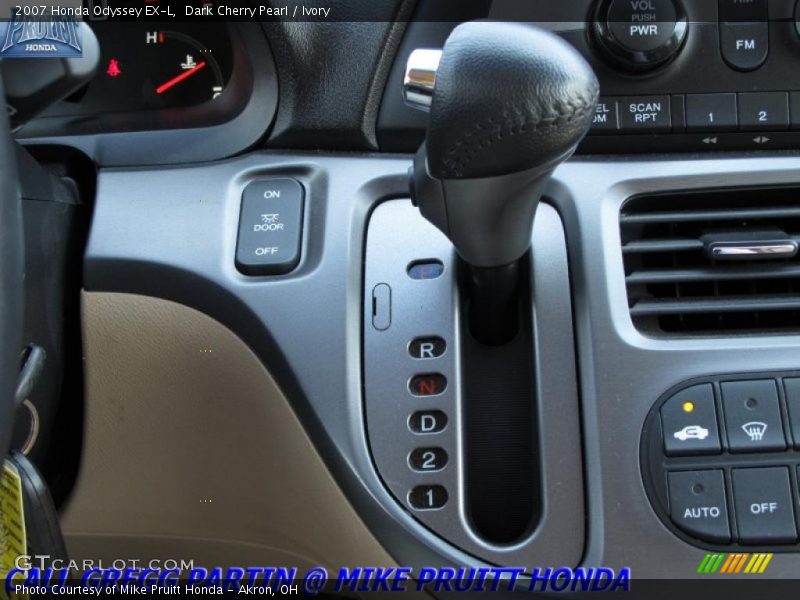 Dark Cherry Pearl / Ivory 2007 Honda Odyssey EX-L