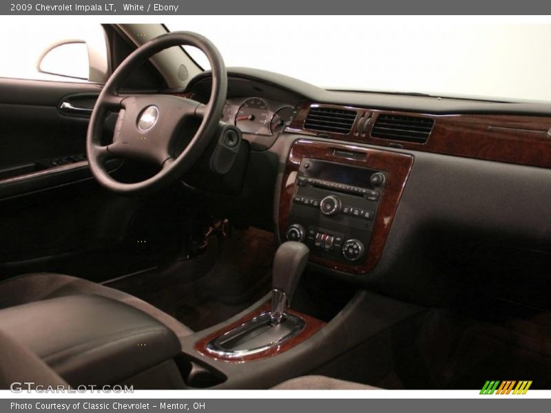 White / Ebony 2009 Chevrolet Impala LT
