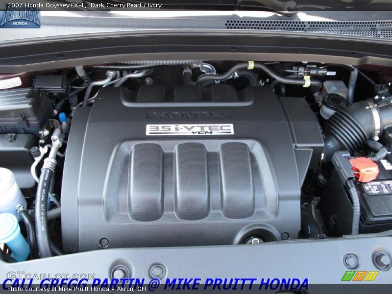 Dark Cherry Pearl / Ivory 2007 Honda Odyssey EX-L